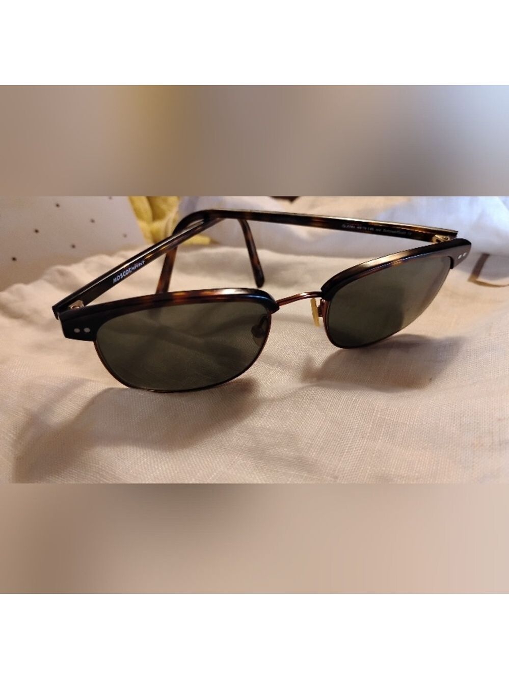 Moscot Spirit Glenn 49/19 145. Tortious And Gold Prescription Frames